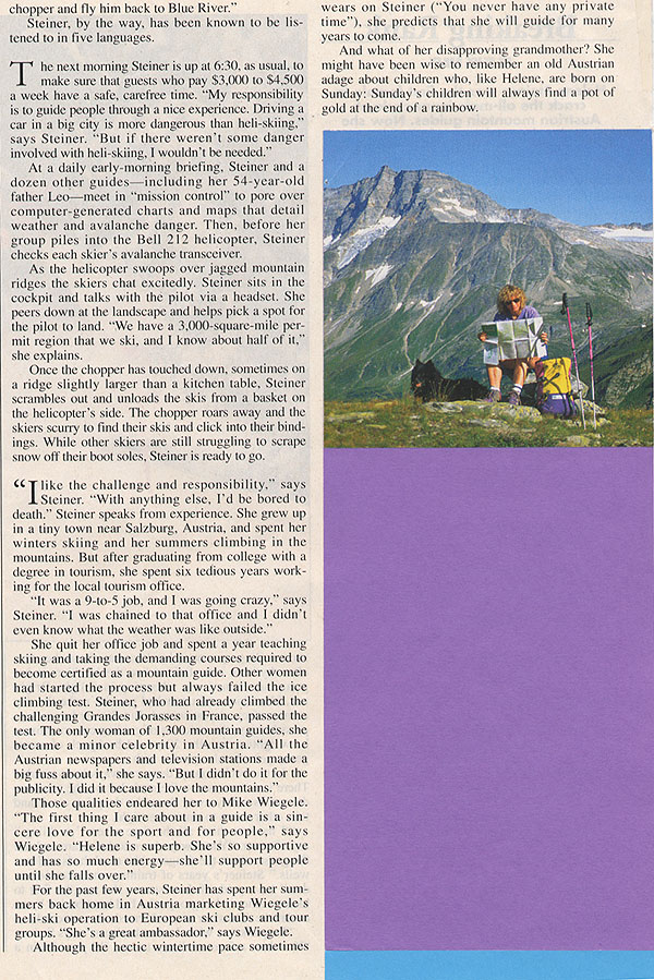 Ski Magazine, January 1993
